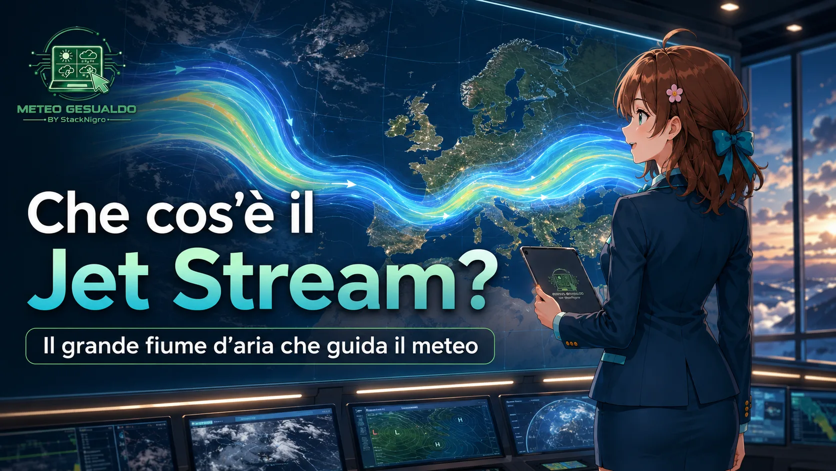 Che cos’è il Jet Stream? Il grande fiume d’aria che guida il meteo