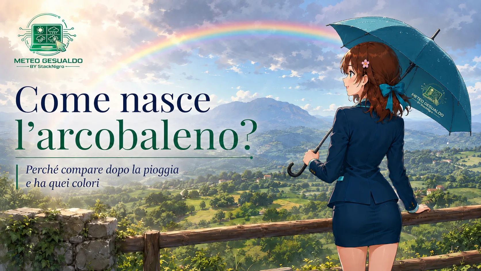 Come nasce l’arcobaleno? Perché compare dopo la pioggia e ha quei colori