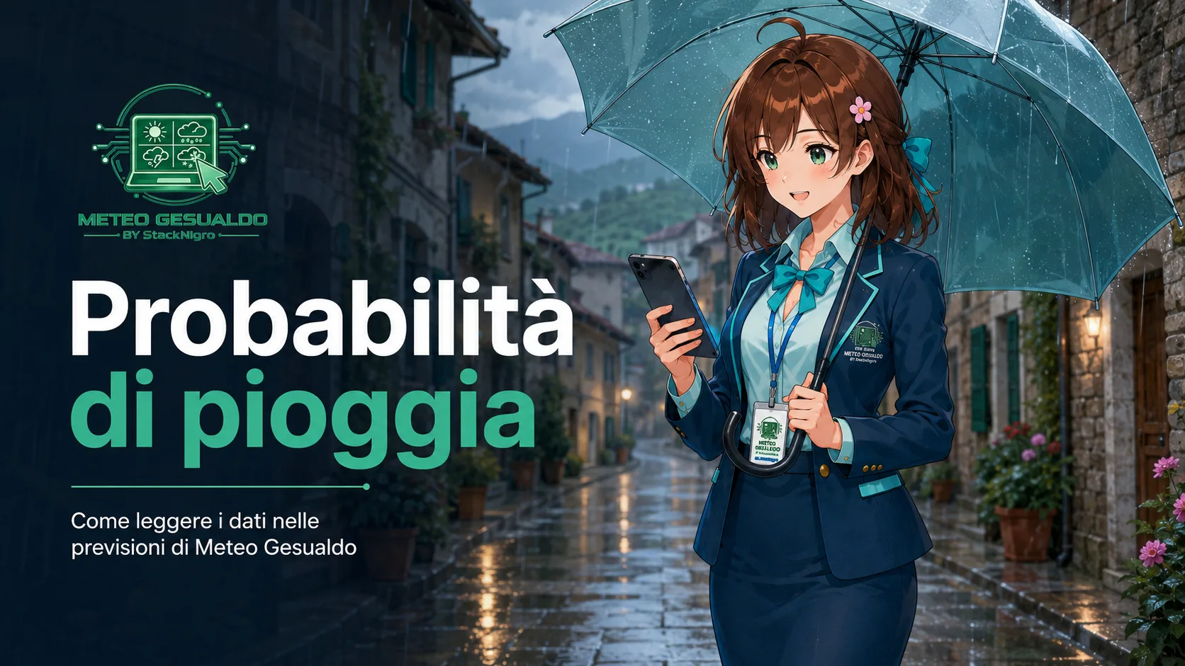 Probabilità di pioggia: come leggere i dati di Meteo Gesualdo