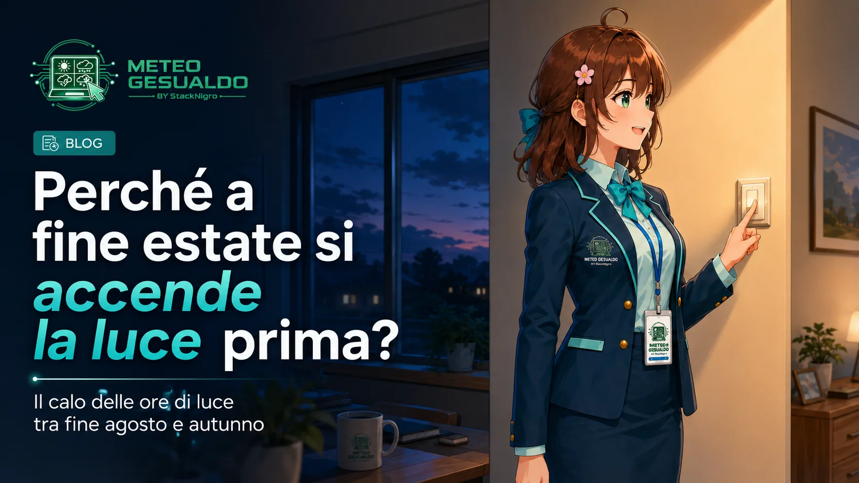 Perché a fine estate le giornate si accorciano così velocemente?