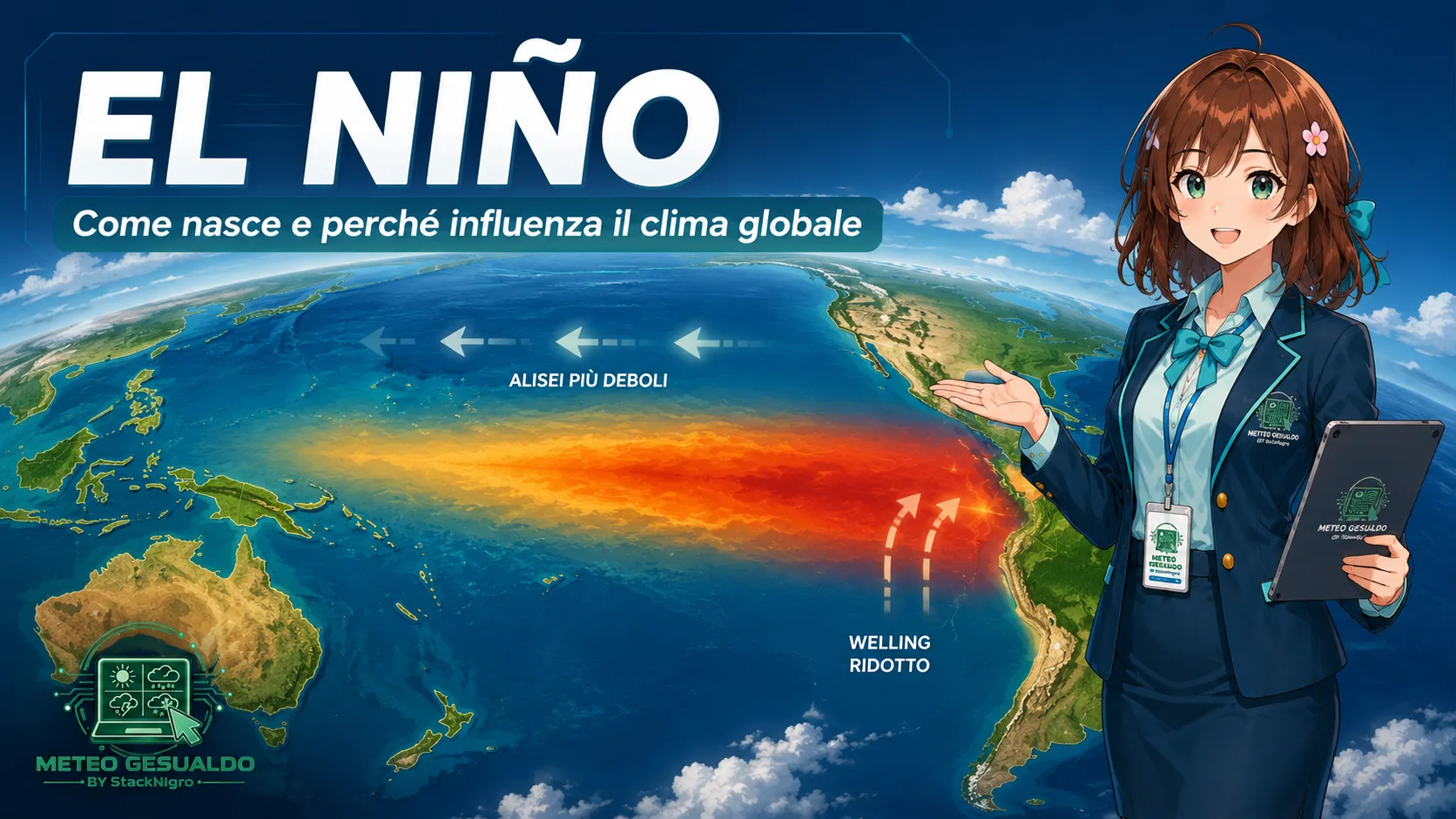 El Niño: cos’è, come nasce e perché influenza il clima globale